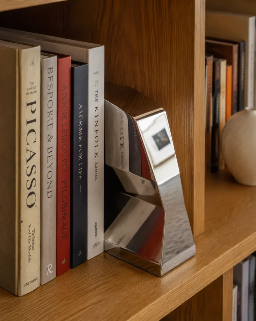 Chrome Bookends