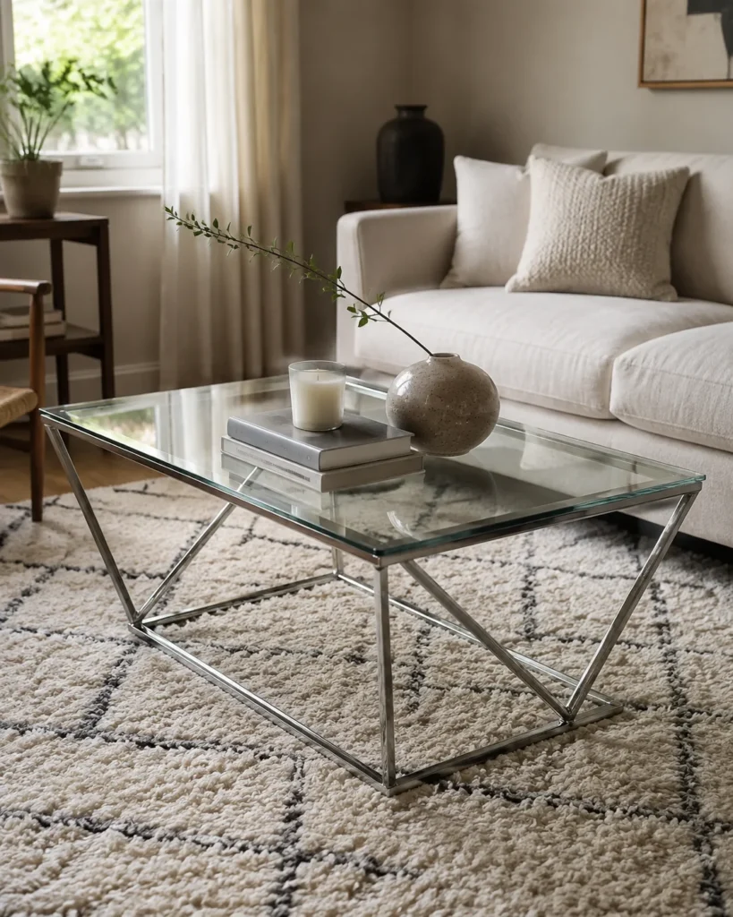 Chrome Coffee Table Frame