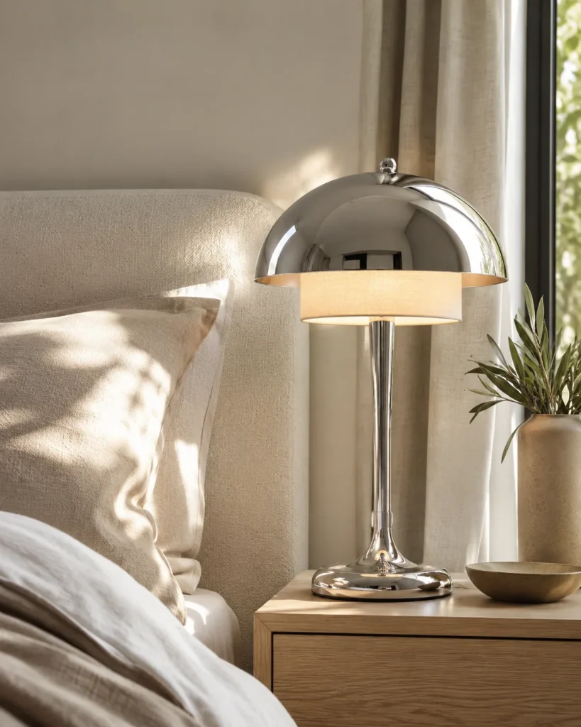 Chrome Table Lamp