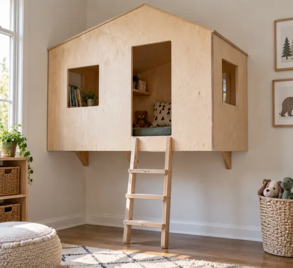 Wall-Mounted Playhouse Corner