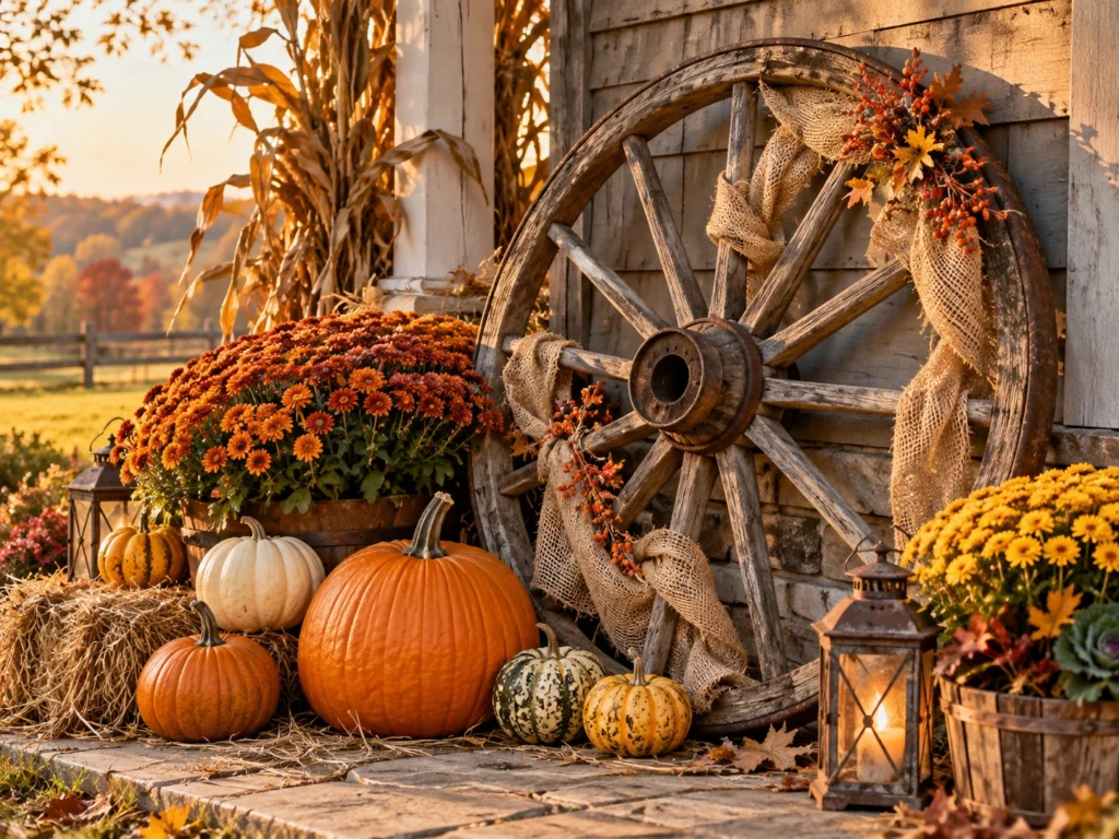 Wagon Wheel Décor