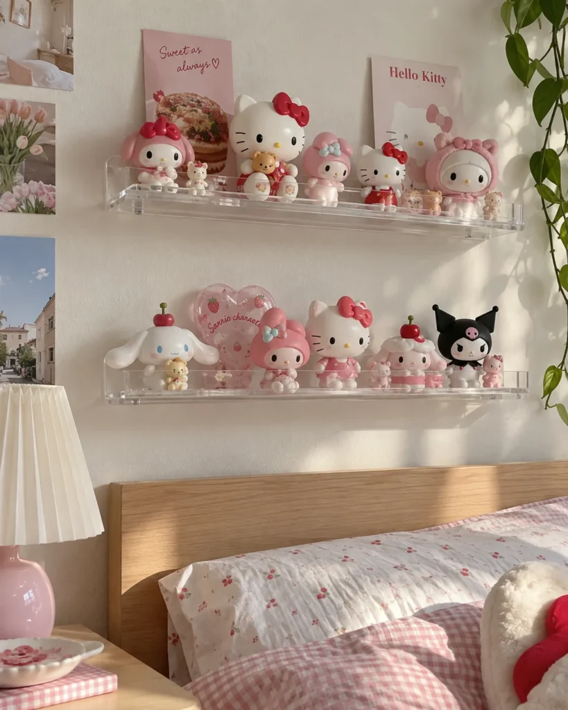 Floating Framed Clear Acrylic Display Ledges